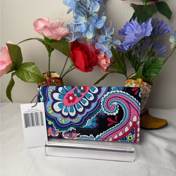 Vera Bradley Accessories - NWT Vera Bradley Haymarket Paisley Checkbook Cover Retired Pattern